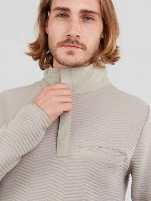 pulover pt. barbati Fundango Vertigo Sweatshirt gri 5
