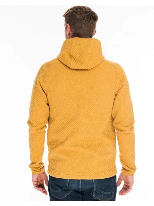pulover cu gluga pt. barbati Fundango Meteor galben 3