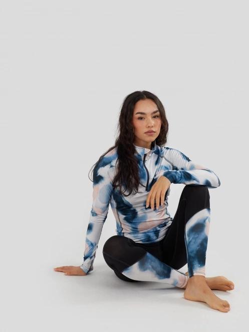 top lenjerie de corp pt. femei Fundango Yade II Baselayer Top albastru 5