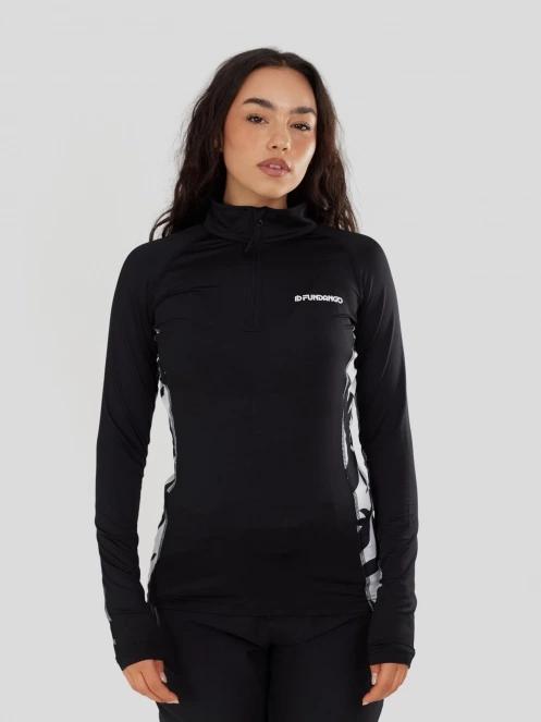 top lenjerie de corp pt. femei Fundango Yade II Baselayer Top negru 5