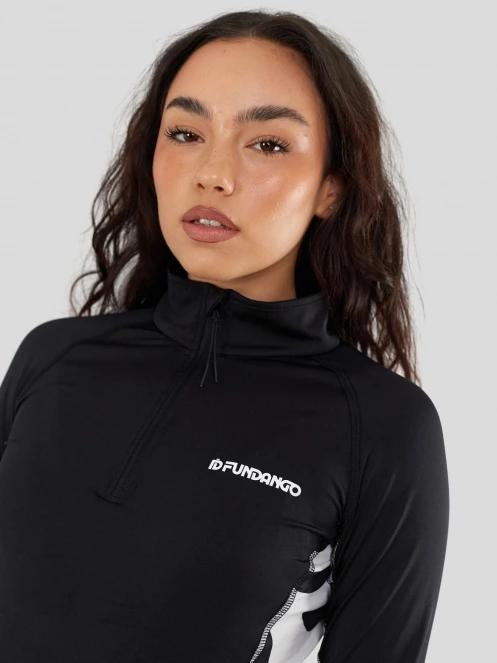 top lenjerie de corp pt. femei Fundango Yade II Baselayer Top negru 7