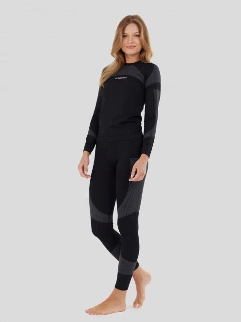 set de lenjerie de corp pt. femei Fundango Seamless Baselayer Set negru 4
