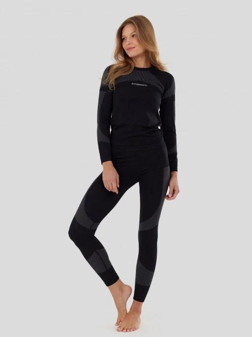 set de lenjerie de corp pt. femei Fundango Seamless Baselayer Set negru 5