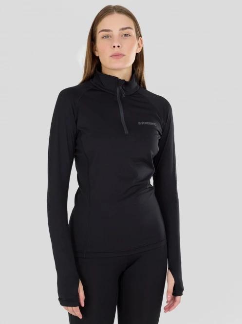 top lenjerie de corp pt. femei Fundango Yade Thermo III Baselayar Top negru 2