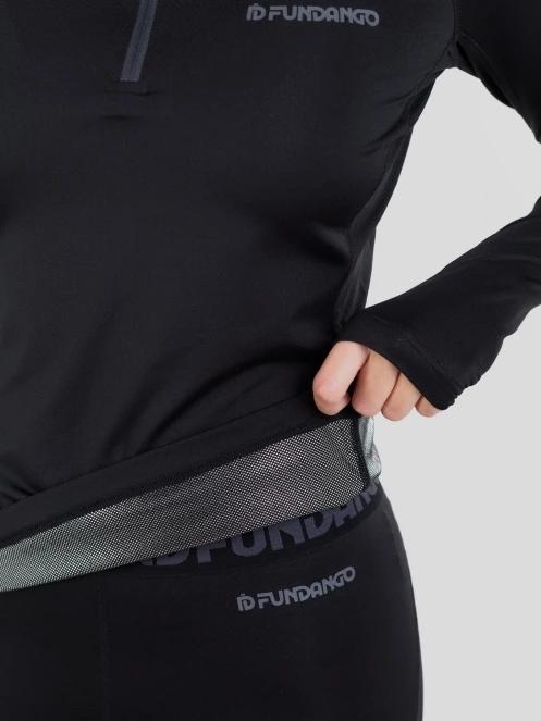 top lenjerie de corp pt. femei Fundango Yade Thermo III Baselayar Top negru 6
