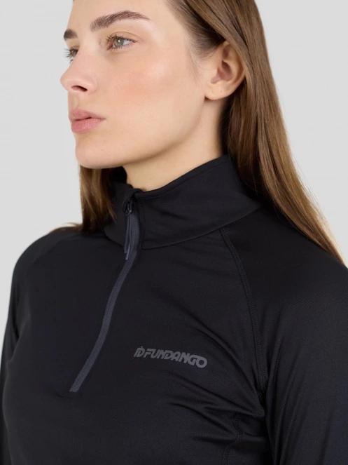 top lenjerie de corp pt. femei Fundango Yade Thermo III Baselayar Top negru 7