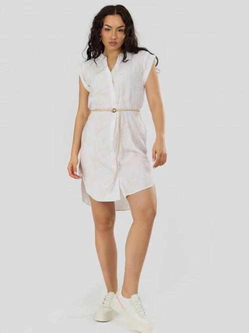 rochie camasa pt. femei Fundango Mona Dress nisip 4