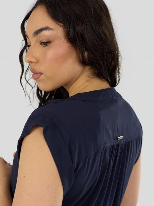 rochie camasa pt. femei Fundango Mona Dress albastru inchis 6