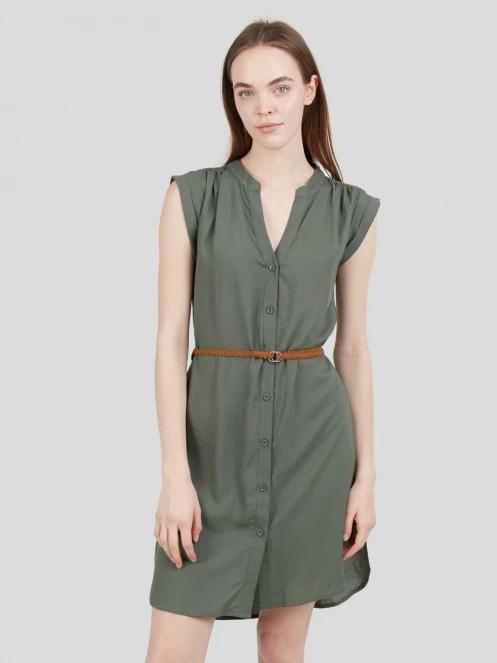 rochie camasa pt. femei Fundango Mona Dress oliv 2