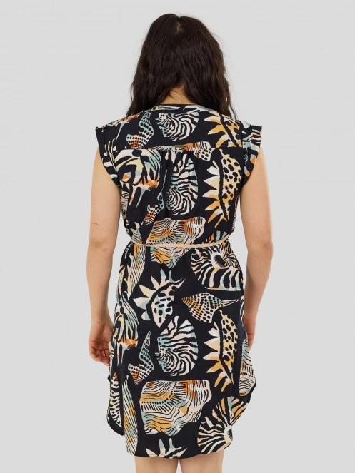 rochie camasa pt. femei Fundango Mona Dress negru 3