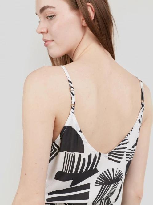 salopete pt. femei Fundango Alisha Jumpsuit negru 7