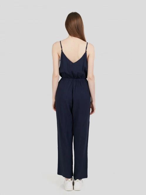 salopete pt. femei Fundango Alisha Jumpsuit albastru inchis 3
