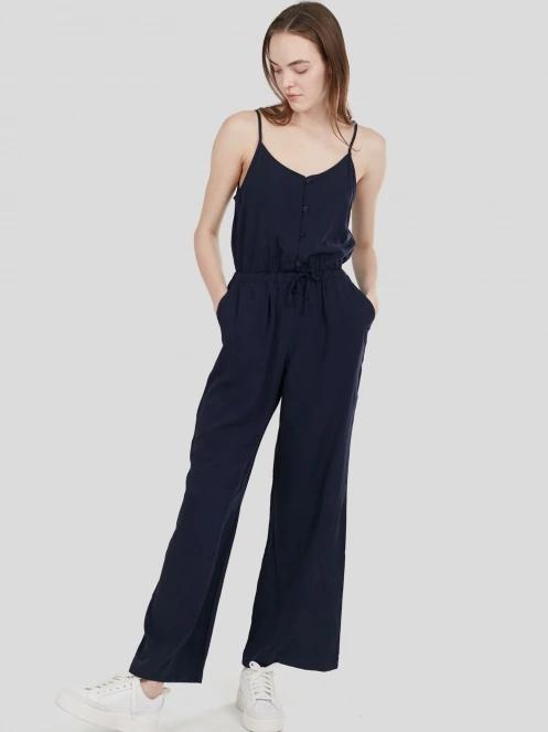 salopete pt. femei Fundango Alisha Jumpsuit albastru inchis 4