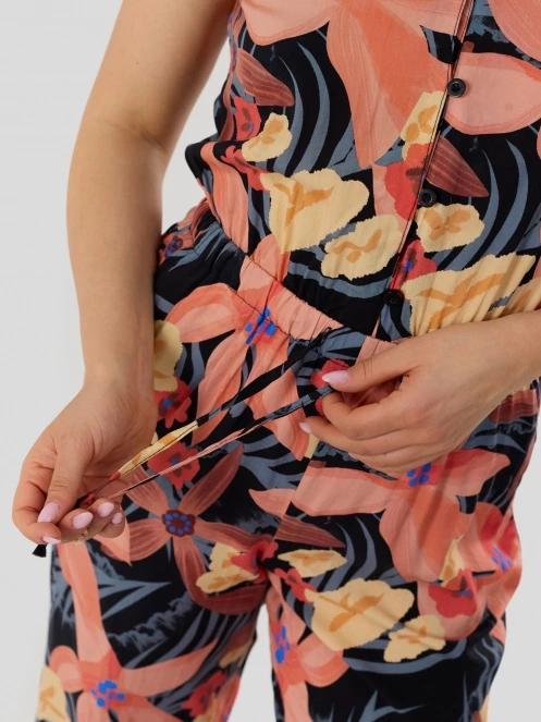 salopete pt. femei Fundango Alisha Jumpsuit roz 5