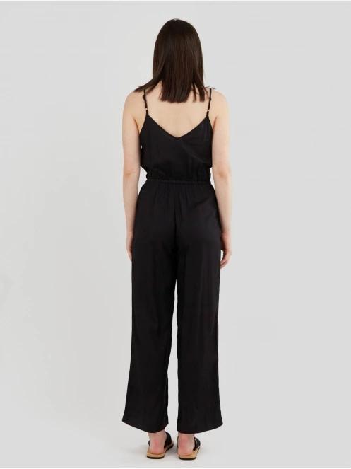salopete pt. femei Fundango Alisha Jumpsuit negru 3
