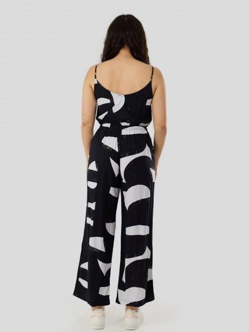 salopete pt. femei Fundango Alisha Jumpsuit negru 3