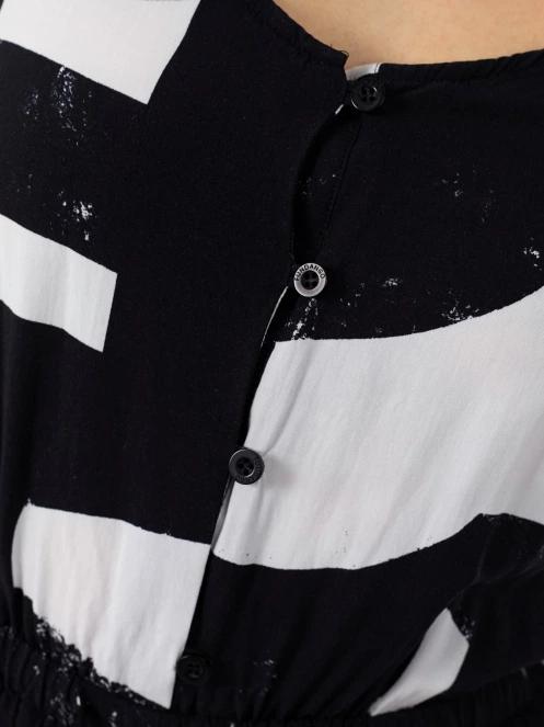 salopete pt. femei Fundango Alisha Jumpsuit negru 6