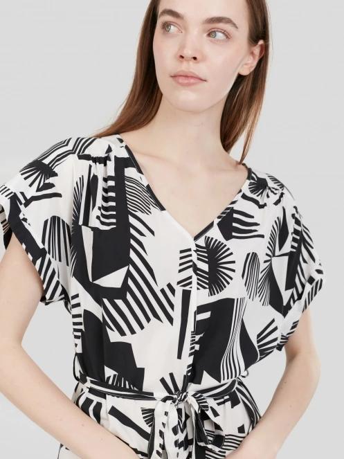 rochie pt. femei Fundango Palmetta Dress negru 5