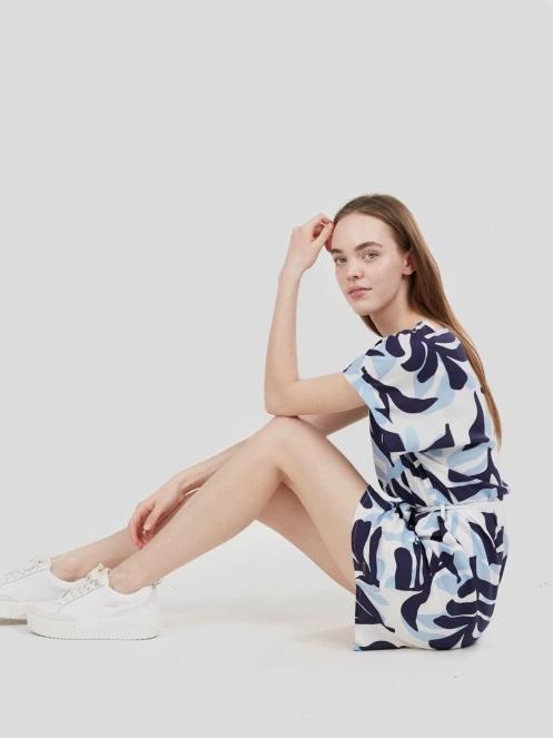 rochie pt. femei Fundango Palmetta Dress albastru 5