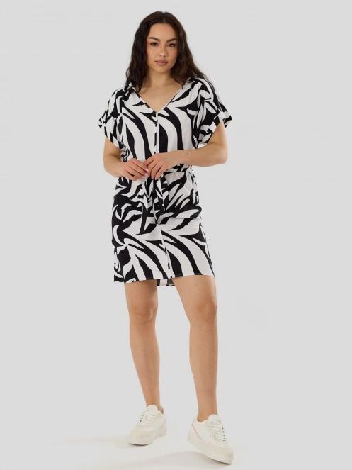 rochie pt. femei Fundango Palmetta Dress negru 4