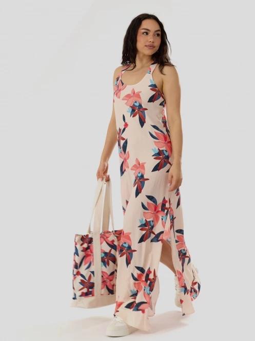 rochie lunga pt. femei Fundango Penelope Dress nisip 4