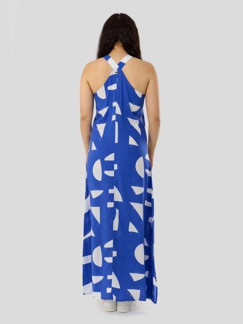 rochie lunga pt. femei Fundango Penelope Dress albastru 3