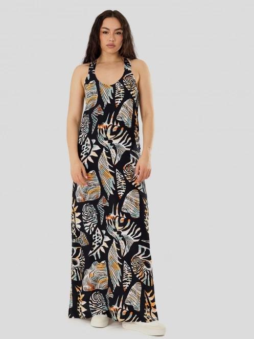 rochie lunga pt. femei Fundango Penelope Dress negru 2