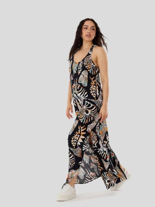 rochie lunga pt. femei Fundango Penelope Dress negru 4