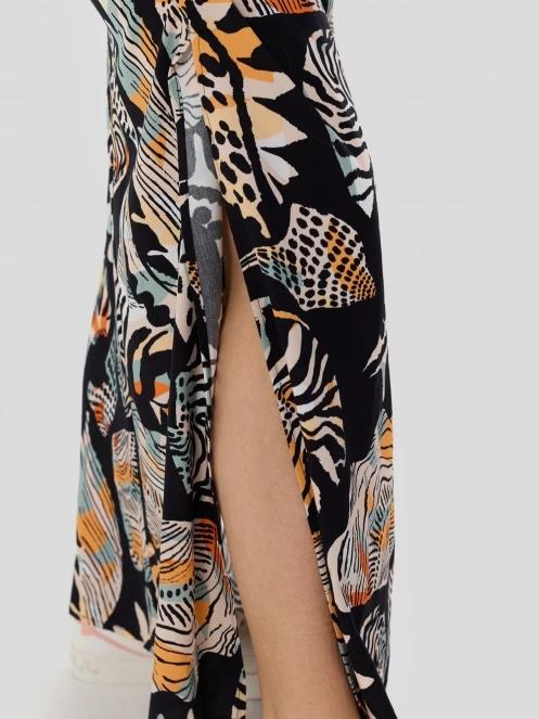 rochie lunga pt. femei Fundango Penelope Dress negru 6