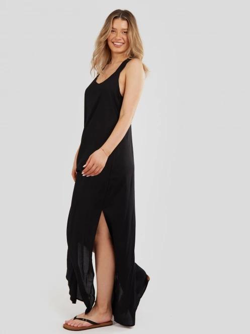 rochie lunga pt. femei Fundango Penelope Dress negru 5