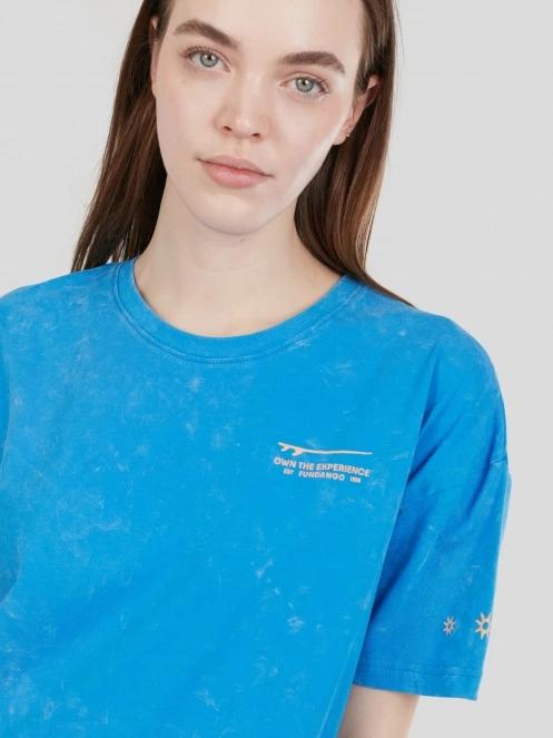 rochie tricou pt. femei Fundango Swell Tee Dress albastru 5