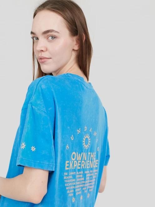rochie tricou pt. femei Fundango Swell Tee Dress albastru 6
