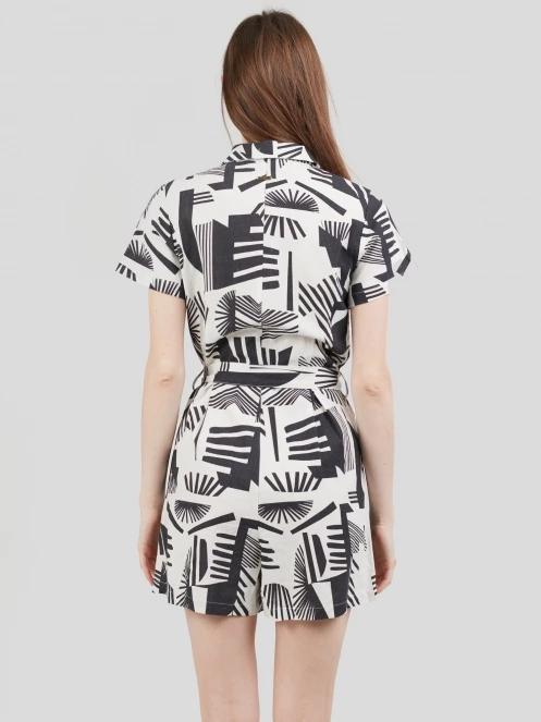 salopete pt. femei Fundango Senna Romper negru 3