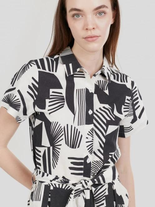 salopete pt. femei Fundango Senna Romper negru 6