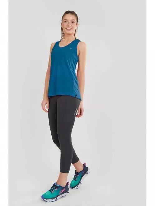 maiou pt. femei Fundango Jett Racerback Top albastru 4