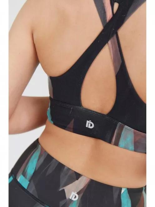 sutien pentru sport pt. femei Fundango Vexx High Support Sportbra multicolor 4