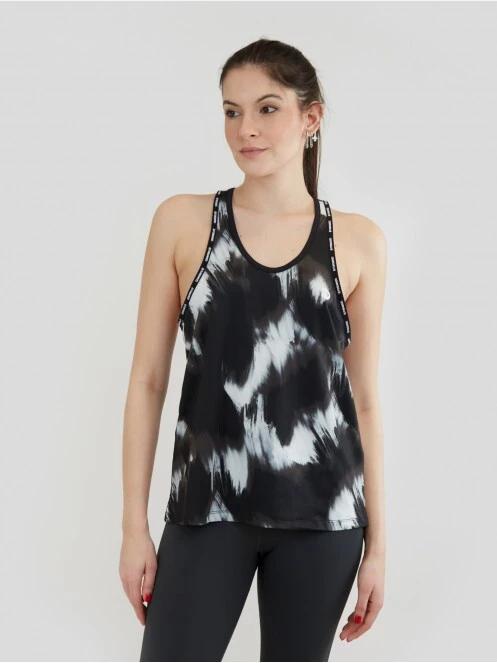 tricou de sport fara maneci pt. femei Fundango Kaguya Top negru 2