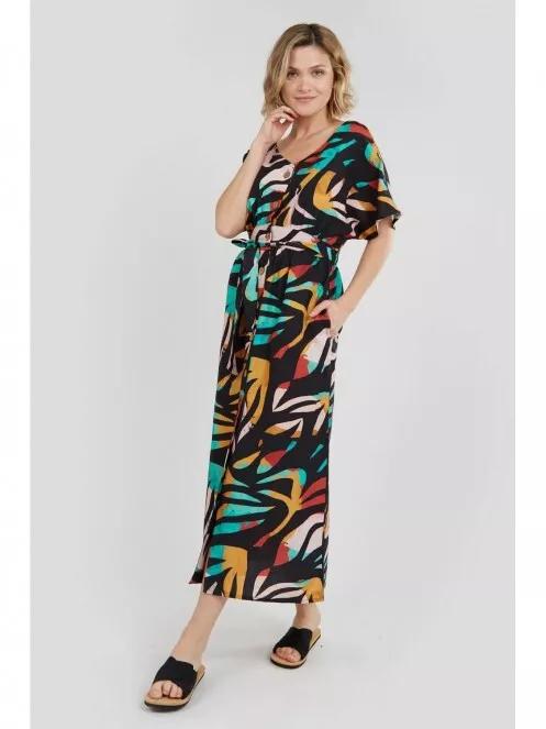 rochie lunga pt. femei Fundango Tathar Dress multicolor 2