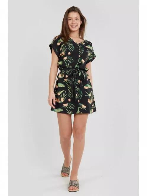 rochie de vara pt. femei Fundango Palmetta Dress negru 5