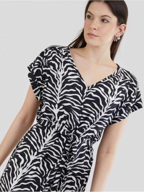 rochie pt. femei Fundango Palmetta Dress negru 5