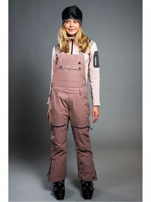 pantaloni de schi pt. femei Fundango SAKURA BIB Pants roz 2
