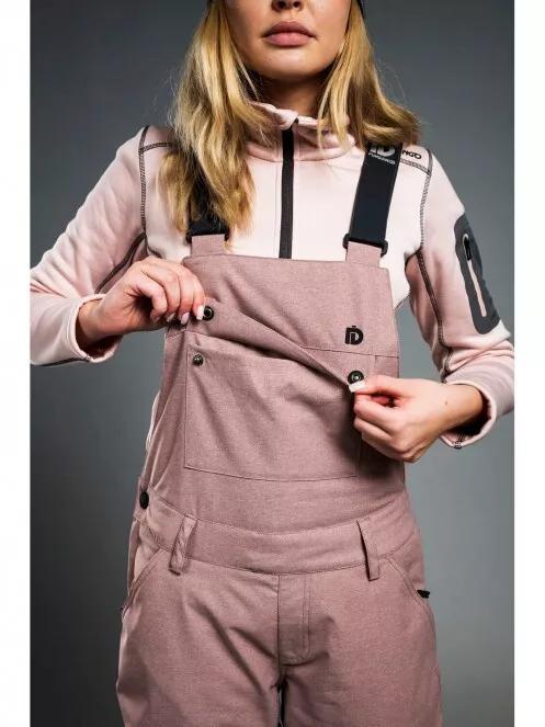 pantaloni de schi pt. femei Fundango SAKURA BIB Pants roz 5