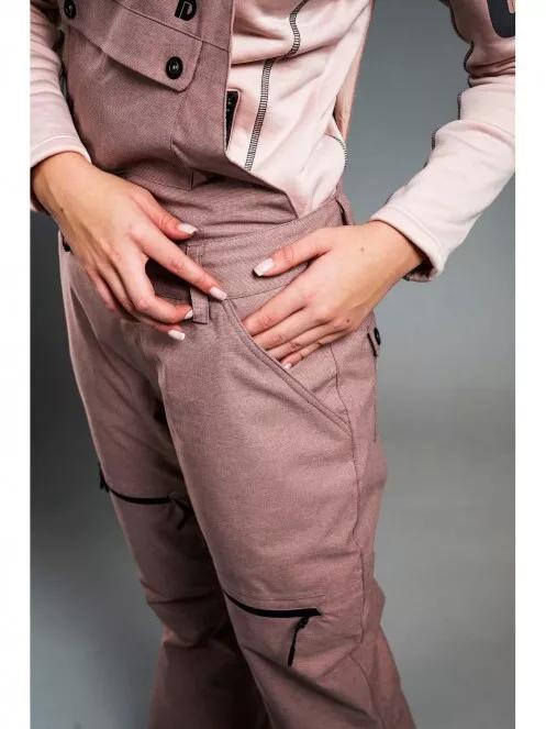 pantaloni de schi pt. femei Fundango SAKURA BIB Pants roz 6