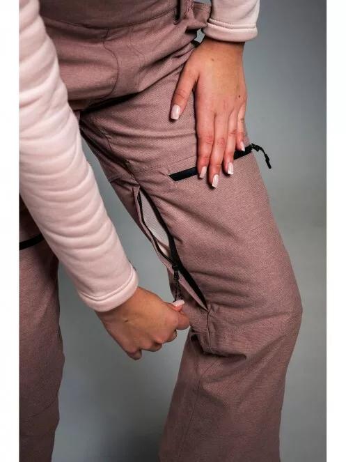 pantaloni de schi pt. femei Fundango SAKURA BIB Pants roz 7