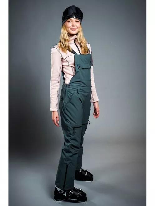 pantaloni de schi pt. femei Fundango SAKURA BIB Pants oliv 2