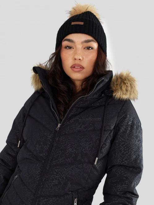 jacheta de iarna pt. femei Fundango Puppis Padded Jacket negru 5