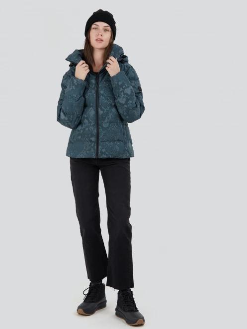 geaca matlasata de tranzitie pt. femei Fundango Amber Padded Jacket verde 4