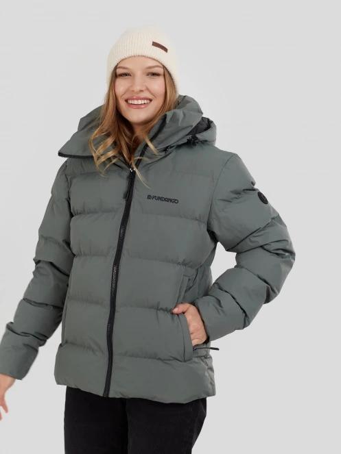 geaca matlasata de tranzitie pt. femei Fundango Amber Padded Jacket verde 6