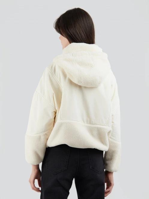 jacheta de primavara pt. femei Fundango Sansa Hybrid Jacket alb 3