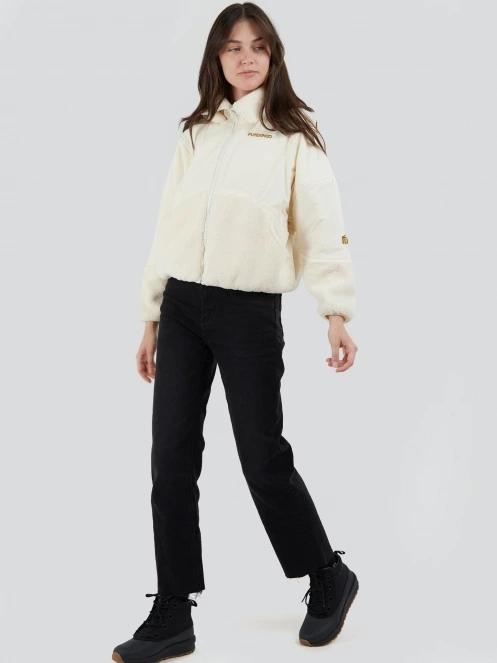 jacheta de primavara pt. femei Fundango Sansa Hybrid Jacket alb 4